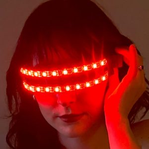 GGR™ Robo LED Glasses (Multi-Colourful with Remote)