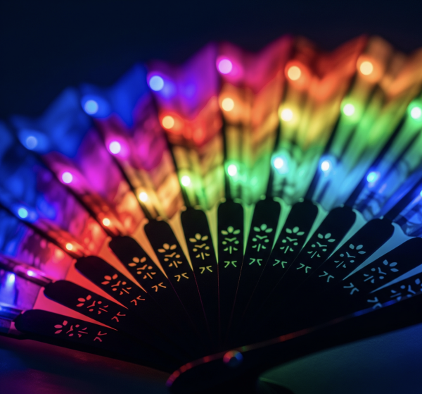 GGR™ LED Fan (Multi-Colourful)
