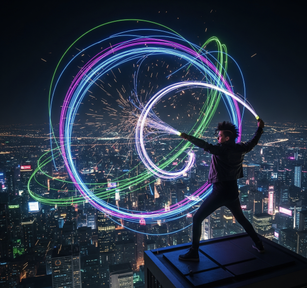 GGR™ Space Whip LED (Multi-Colourful)