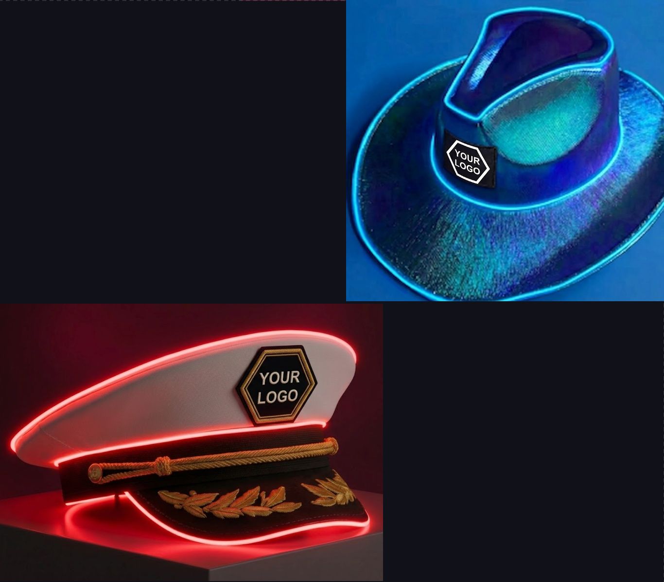 Illumination cowboy hats — pink edition