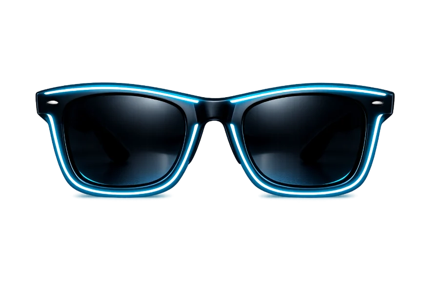 Light-up glasses colour preview